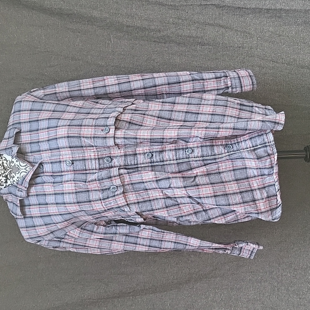 ❤️5for25 mother wear plaid top